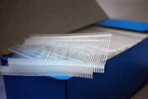 Patriot Brand 1" Clear Tagging Barb Fasteners 100,000 per Case