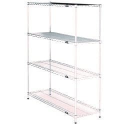 Stationary Wire Shelving Unit