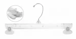 New Clear 14" Pinch Grip Bottom Hanger